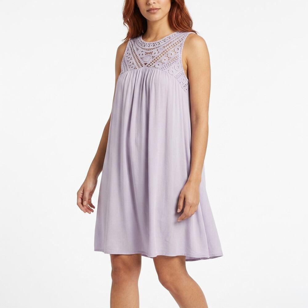 NWT mittoshop Purple Shift Short Lightweight Dress Women Size M
